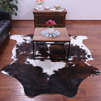 Thumbnail for Tricolor Natural Cowhide Rug