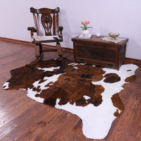 Thumbnail for Tricolor Natural Cowhide Rug