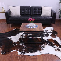 Thumbnail for Tricolor Natural Cowhide Rug
