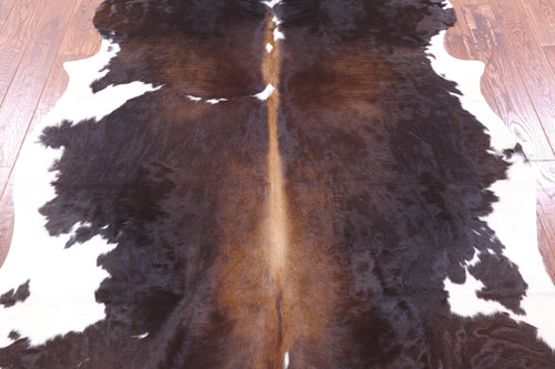 Tricolor Natural Cowhide Rug - X-Large 7'2