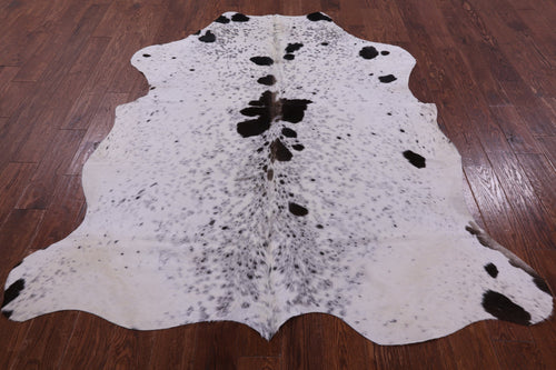 Black & White Natural Cowhide Rug - X-Large 7'0