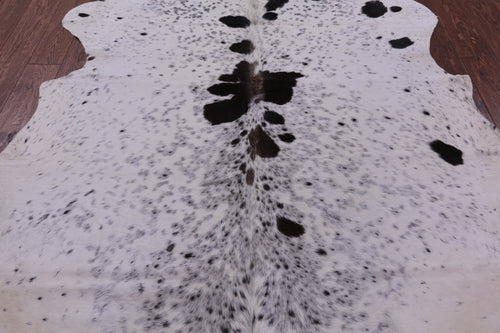 Black & White Natural Cowhide Rug - X-Large 7'0