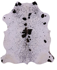 Thumbnail for Black & White Natural Cowhide Rug - X-Large 7'0