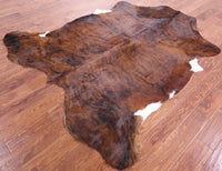 Thumbnail for Brindle Natural Cowhide Rug - X-Large 7'3