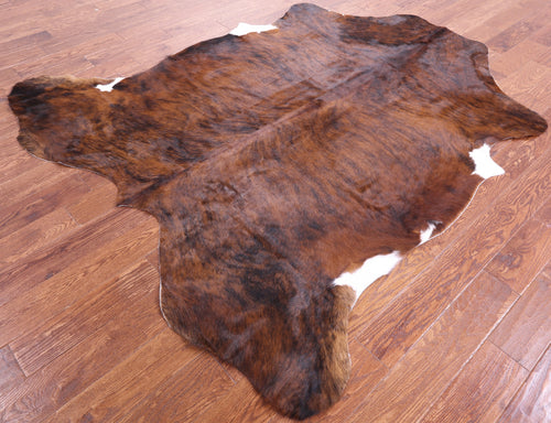 Brindle Natural Cowhide Rug - X-Large 7'3