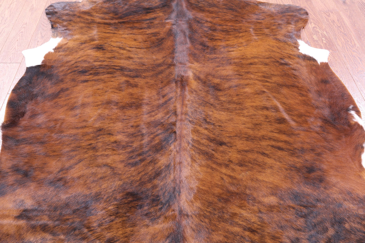 Brindle Natural Cowhide Rug - X-Large 7'3"H x 6'6"W