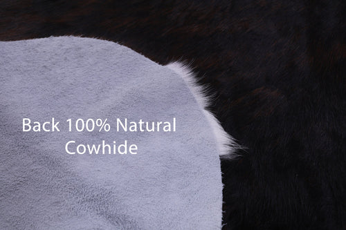 Tricolor Natural Cowhide Rug - X-Large 7'6