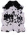 Black & White Natural Cowhide Rug - Large 6'11"H x 5'6"W