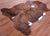 Brindle Brown Natural Cowhide Rug - X-Large 7'1"H x 5'10"W