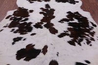 Thumbnail for Tricolor Natural Cowhide Rug - X-Large 7'0