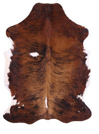 Thumbnail for Brindle Natural Cowhide Rug - X-Large 7'1