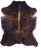 Dark Brindle Natural Cowhide Rug - X-Large 7'3"H x 5'11"W