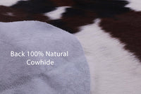 Thumbnail for Black & White Natural Cowhide Rug - X-Large 7'5
