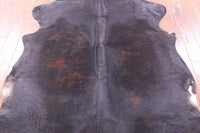Thumbnail for Black Natural Cowhide Rug - Large 6'9