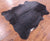 Black Natural Cowhide Rug - Large 6'9"H x 5'7"W