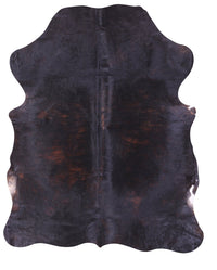 Thumbnail for Black Natural Cowhide Rug - Large 6'9