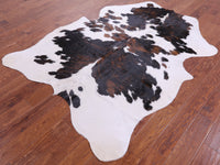 Thumbnail for Tricolor Natural Cowhide Rug - Large 6'11