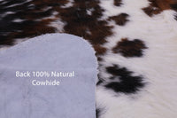 Thumbnail for Tricolor Natural Cowhide Rug - Large 6'10