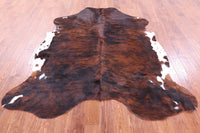 Thumbnail for Dark Brindle Natural Cowhide Rug - X-Large 7'5