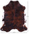 Dark Brindle Natural Cowhide Rug - X-Large 7'5"H x 6'4"W