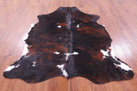 Thumbnail for Dark Brindle Natural Cowhide Rug - X-Large 7'1