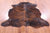 Brindle Natural Cowhide Rug - Large 6'8"H x 6'2"W