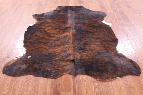 Brindle Natural Cowhide Rug - Large 6'8