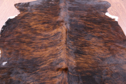 Brindle Natural Cowhide Rug - Large 6'8