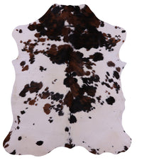 Thumbnail for Tricolor Natural Cowhide Rug - Large 7'0