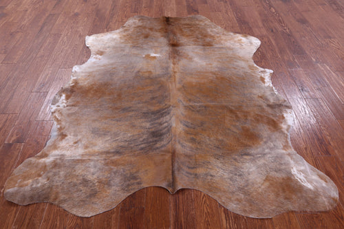 Light Brindle Natural Cowhide Rug - X-Large 7'1