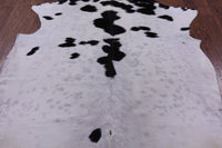 Thumbnail for Black & White Natural Cowhide Rug - Large 7'0