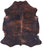 Dark Brindle Natural Cowhide Rug - Large 6'9"H x 6'0"W