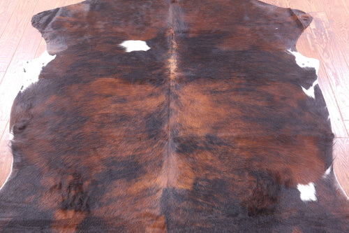 Tricolor Natural Cowhide Rug - X-Large 7'1