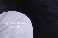 Thumbnail for Dark Brindle Natural Cowhide Rug - Large 6'8