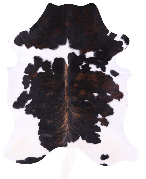 Dark Brindle Natural Cowhide Rug - X-Large 7'6