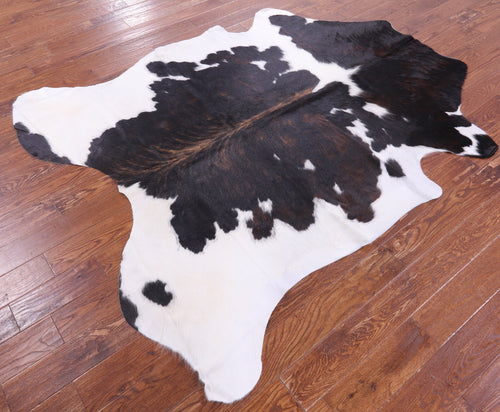 Dark Brindle Natural Cowhide Rug - X-Large 7'6