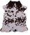 Brown & White Natural Cowhide Rug - X-Large 7'1"H x 6'4"W