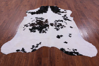 Thumbnail for Black & White Natural Cowhide Rug - X-Large 7'1