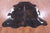 Dark Brindle Natural Cowhide Rug - X-Large 7'4"H x 6'4"W