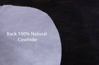 Thumbnail for Dark Brindle Natural Cowhide Rug - X-Large 7'4