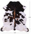 Tricolor Natural Cowhide Rug - Large 6'6"H x 6'0"W