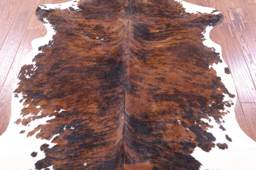 Brindle Natural Cowhide Rug - Large 6'5