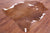 Brown & White Natural Cowhide Rug - Large 6'6"H x 5'6"W