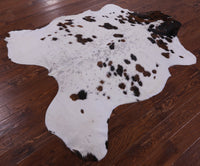 Thumbnail for Salt & Pepper Natural Brown Cowhide Rug - X-Large 7'0