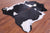 Black & White Natural Cowhide Rug - Large 6'9"H x 6'0"W