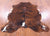 Brindle Natural Cowhide Rug - Large 6'4"H x 5'10"W