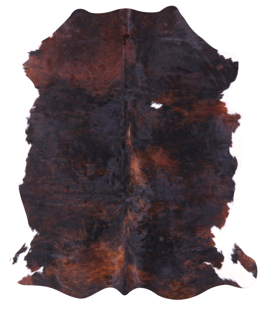 Dark Brindle Natural Cowhide Rug - Large 6'6"H x 5'6"W
