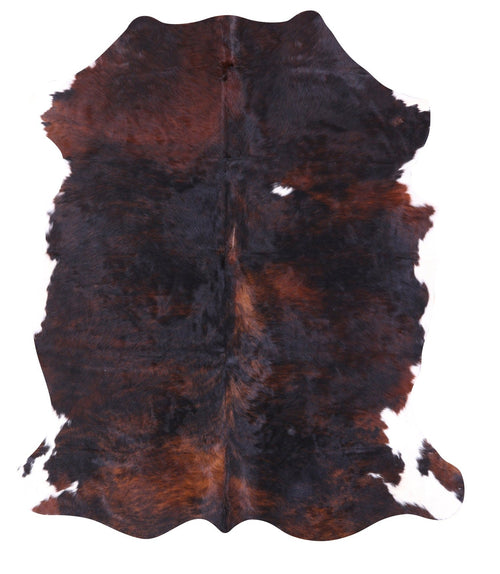 Dark Brindle Natural Cowhide Rug - Large 6'6