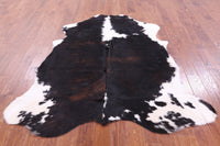 Thumbnail for Black & White Natural Cowhide Rug - Large 6'6