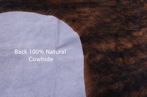 Brindle Natural Cowhide Rug - Large 6'8